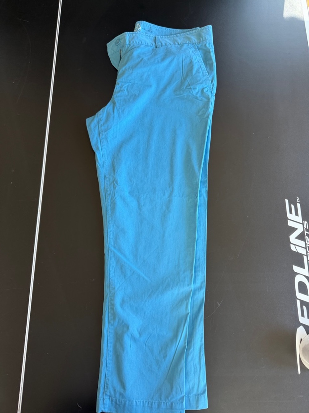Nautica Teal Blue Casual Chino Pants